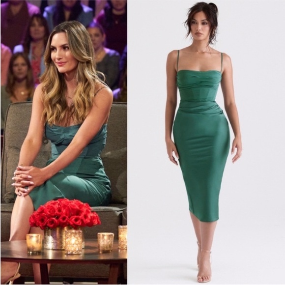 NEW House of CB Teia Dress Forest Pine XS with Plus Cup - Picture 10 of 16